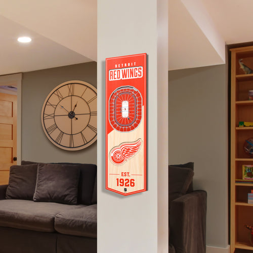 Detroit Red Wings Little Caesars Arena 3D Stadium Banner 