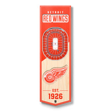 Detroit Red Wings Little Caesars Arena 3D Stadium Banner - 6"x19"