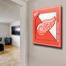 Detroit Red Wings 3D Logo Series Wall Art - 12"x12"