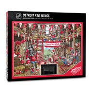 Detroit Red Wings Barnyard Fans 500 Piece Puzzle
