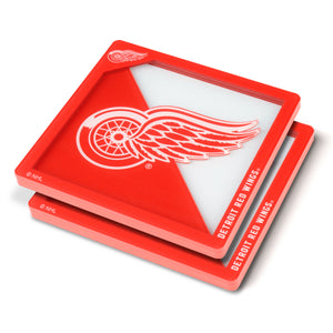 Detroit Red Wings 3D Logo Series Coaster Set