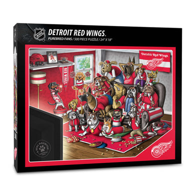 Detroit Red Wings Purebred Fans 500 Piece Puzzle - 