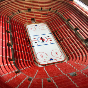 Detroit Red Wings 25-Layer StadiumViews Lighted End Table - Joe Louis Arena