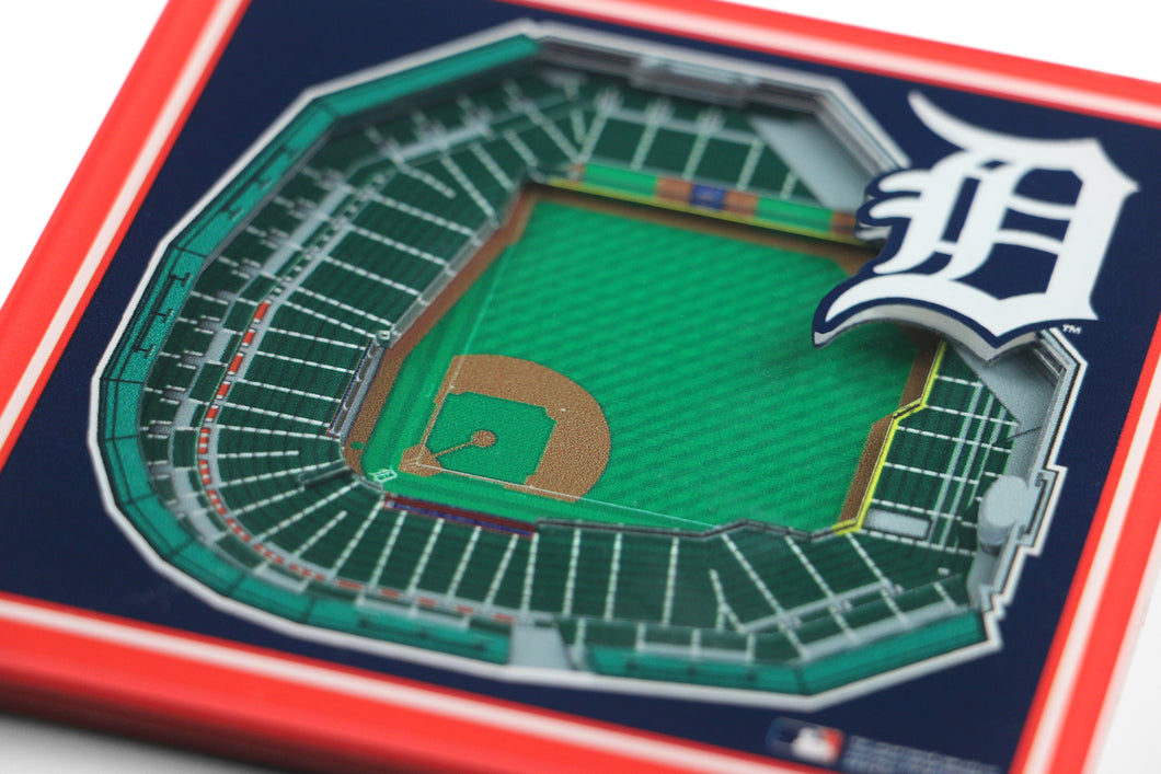 Detroit Tigers 3D StadiumViews Coaster Set