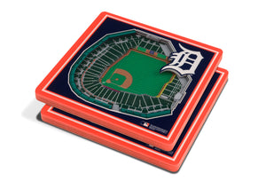 Detroit Tigers 3D StadiumViews Coaster Set