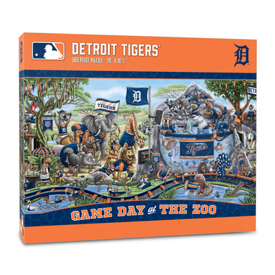 Detroit Tigers Game Day At The Zoo 500 Piece Puzzle