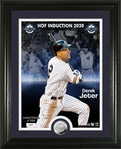 Derek Jeter New York Yankees 2020 HOF Induction Silver Coin Photo Mint