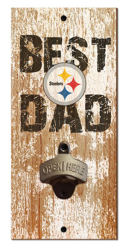 Pittsburgh Steelers Best Dad Bottle Opener