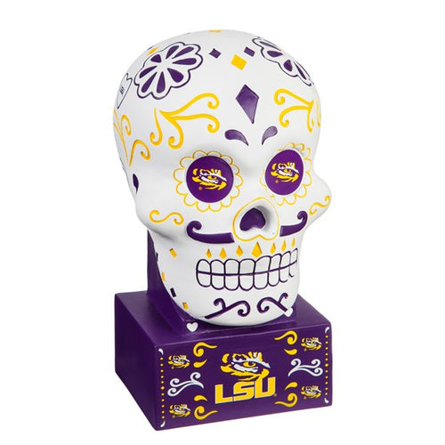 LSU Tigers Sugar Skull Statue