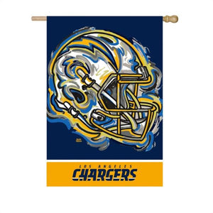 Los Angeles Chargers Mascot House Flag