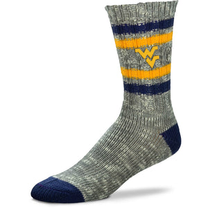 West Virginia Mountaineers Alpine Tweed Crew Socks - Medium