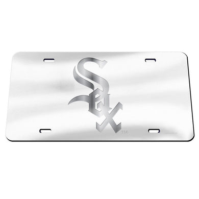 Chicago White Sox Frosted Acrylic License Plate