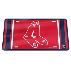 Boston Red Sox Cooperstown Chrome Acrylic License Plate