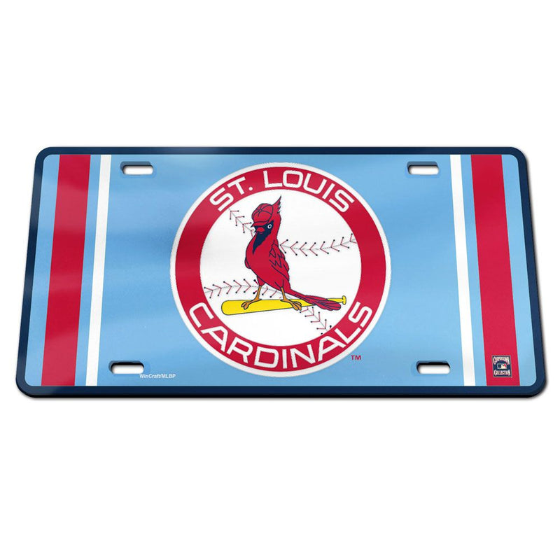 St. Louis Cardinals Retro Logo Acrylic License Plate – Sports Fanz