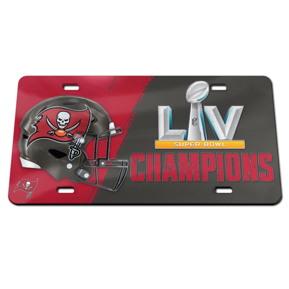 Tampa Bay Buccaneers Super Bowl 55 Champions License Plate – Sports Fanz