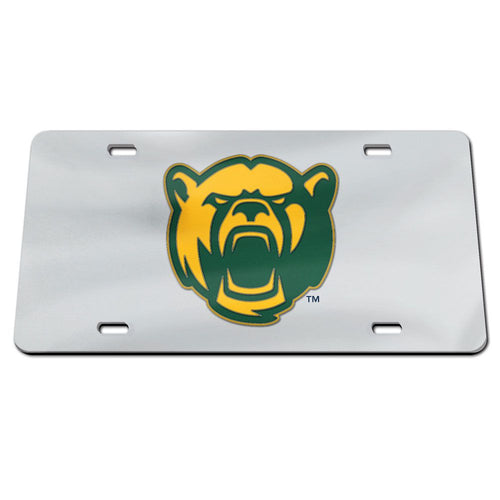 Baylor Bears Chrome Acrylic License Plate