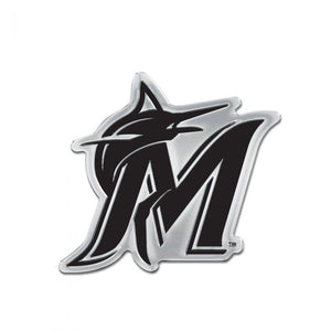 Miami Marlins Chrome Auto Emblem