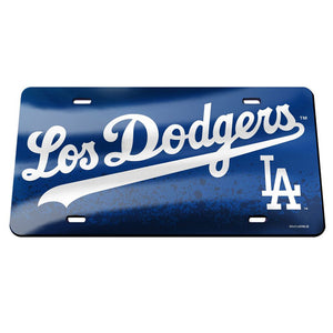 los angeles dodgers license plate
