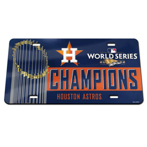 Officially Licensed MLB Astros 2022 World Series Champs Trophy Frame