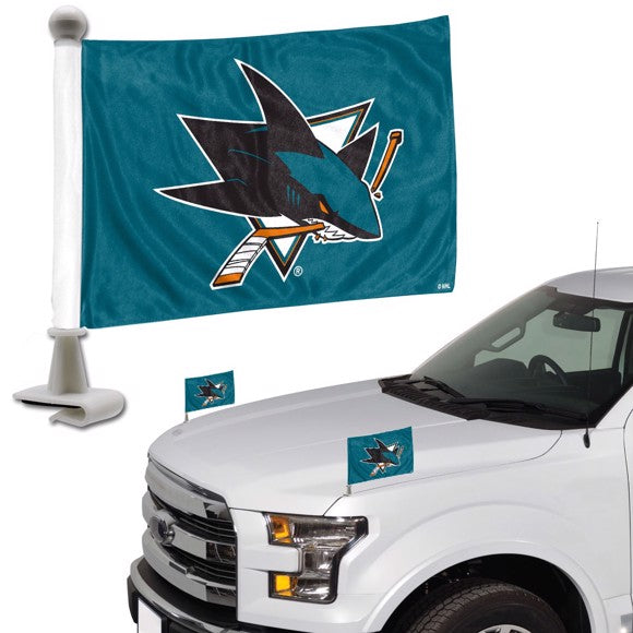 San Jose Sharks Ambassador Flag Set of 2