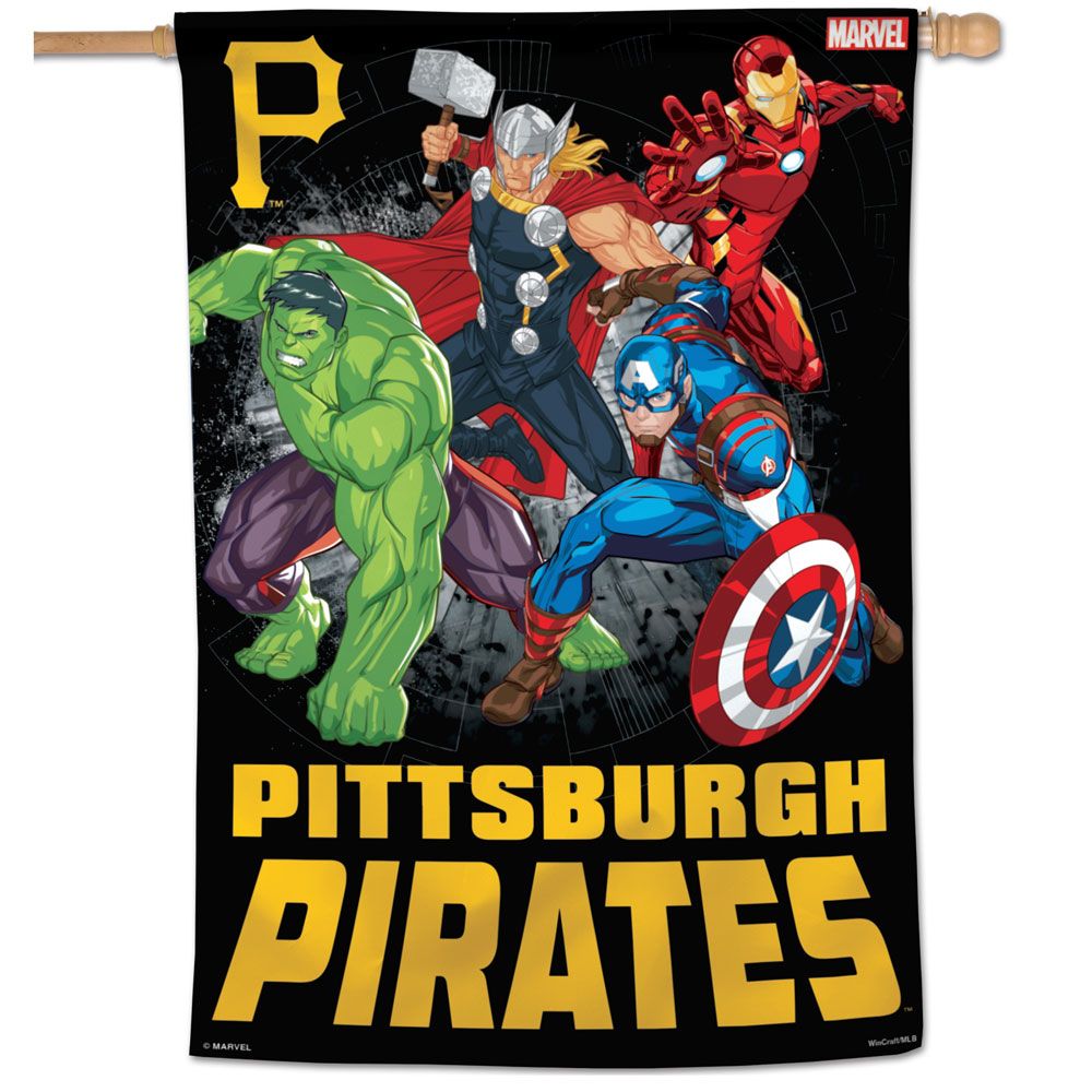 Pittsburgh Pirates Marvel's Avengers Vertical Flag - 28