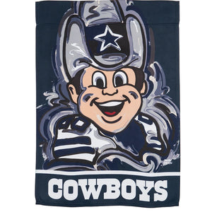Dallas Cowboys Mascot House Flag