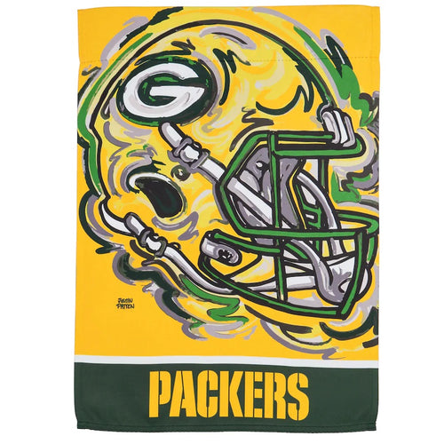 Green Bay Packers Mascot House Flag