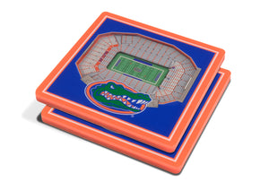 Florida Gators 3D StadiumViews Coaster Set