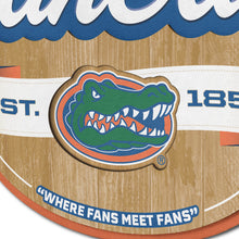 Florida Gators 3D Fan Cave Wood Sign