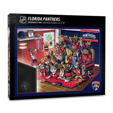 Florida Panthers Purebred Fans 500 Piece Puzzle - 