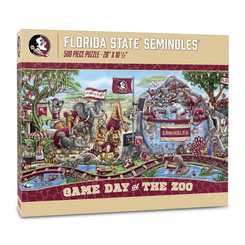 Florida State Seminoles Game Day At The Zoo 500 Piece Puzzle