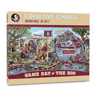 Florida State Seminoles Game Day At The Zoo 500 Piece Puzzle