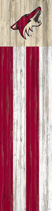Arizona Coyotes Flag Door Leaner  6"x24"