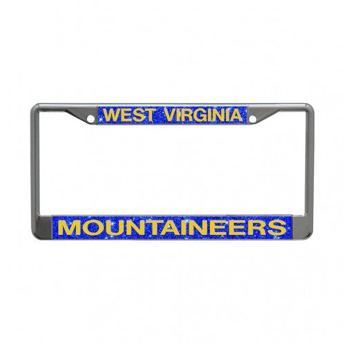 West Virginia Mountaineers Bling License Plate Frame