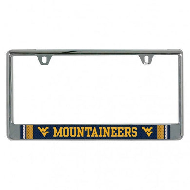 West Virginia Mountaineers Jersey License Plate Frame
