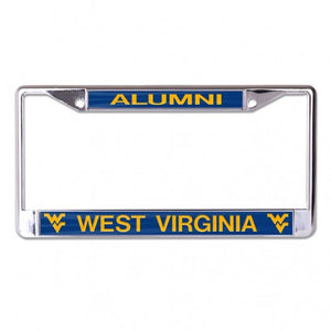 West Virginia Mountaineers Alumni Chrome License Plate Frame