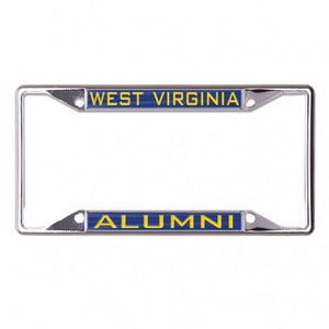 West Virginia Mountaineers Alumni Chrome License Plate Frame