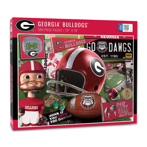 Georgia Bulldogs Retro Series Puzzle