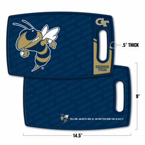 Georgia Tech Yellow Jackets Logo Series Cutting Board