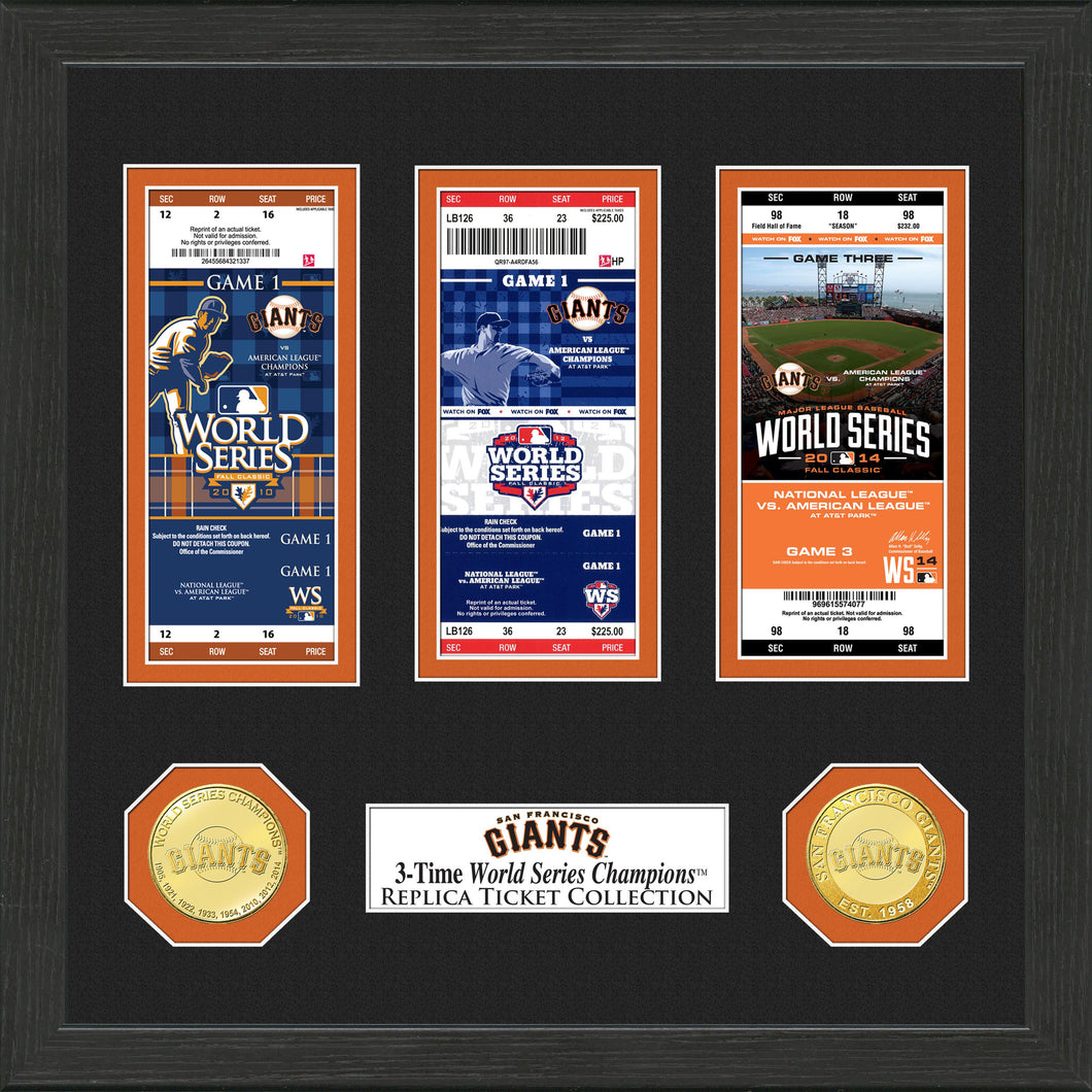 San Francisco Giants World Series Ticket Collection