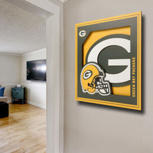 Green Bay Packers 3D Logo Series Wall Art - 12"x12"