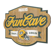 Green Bay Packers 3D Fan Cave Wood Sign