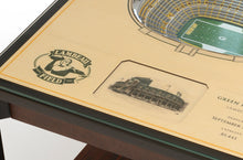 Green Bay Packers 25 Layer Lighted StadiumView End Table