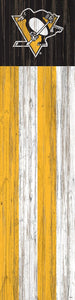 Pittsburgh Penguins Flag Door Leaner  6"x24"