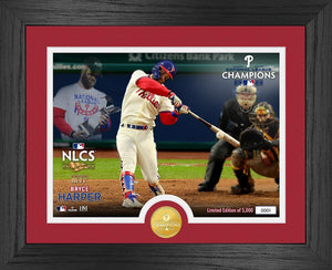 Bryce Harper Philadelphia Phillies 2022 NLCS MVP Bronze Coin Photo Mint