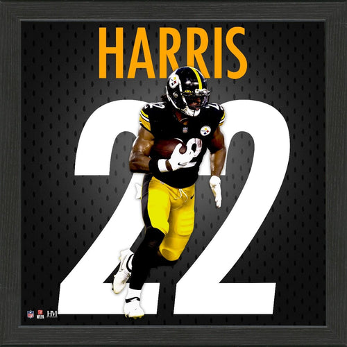 Najee Harris Pittsburgh Steelers Impact Jersey Frame