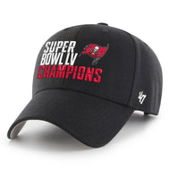 Tampa Bay Buccaneers Black Super Bowl LV Champions MVP Adjustable Hat