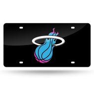 Miami Heat Vice Nights Chrome Laser Tag License Plate