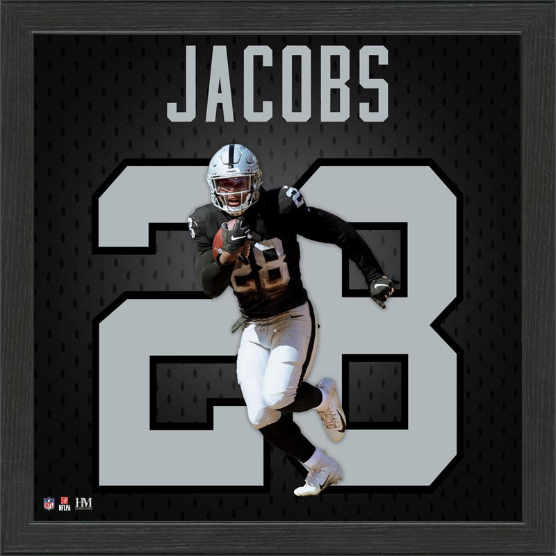 NFL Las Vegas Raiders Josh Jacobs Centerpiece Cardboard Cutout, 18in