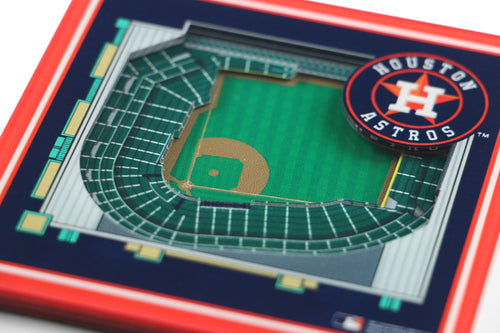Houston Astros 3D StadiumViews Coaster Set